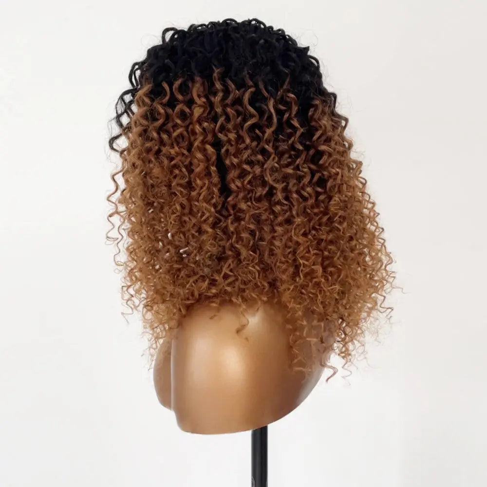 Toyotress® Knotless Pre-Separated Human Crochet Hair Kinky Curly Spring Curly Hair Extensions Human Hair Crochet Kinky Curly Toyotress